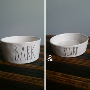 Rae Dunn Bowl Dog Cat Bowl